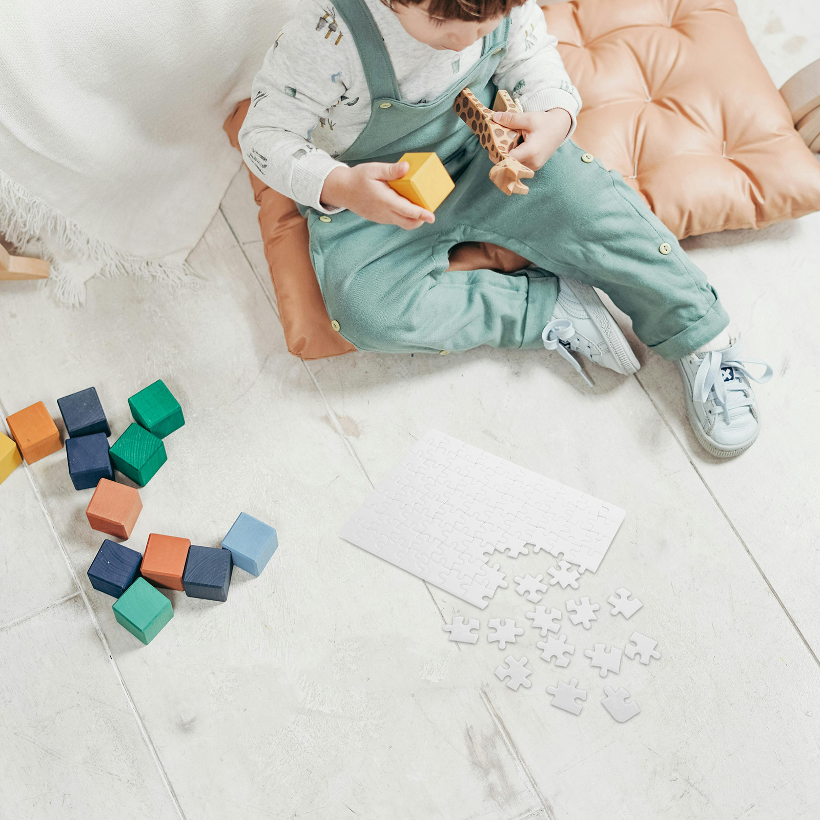 4Sheets White Puzzle Board Bla - огляд і ціна Puzzle Blank White